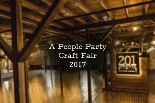 A People's Party Craft Fair 2017